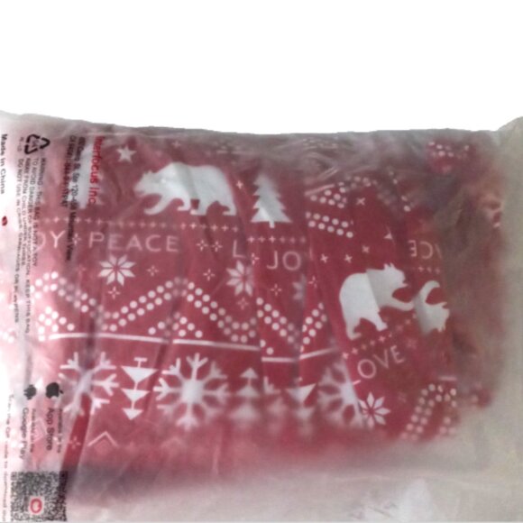 PatPat Men’s Pajama Set Size M Red Christmas 2 Piece Long Sleeve Sleepwear NEW - Picture 12 of 14